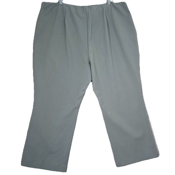 VINCE Crop Flare Pants in Sea Stone XXXL NWT $295 Career Preppy Pull On - Picture 6 of 13